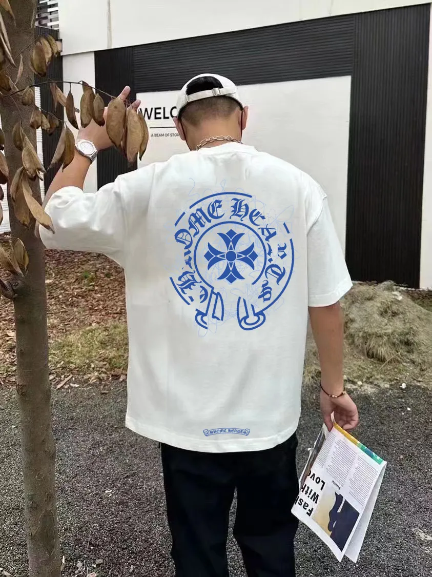 [CH ] 2026FW T LOGO Premium 26s Same Style ：Black White Green Size：S M L XL 2XL